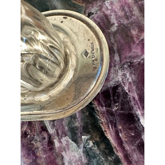 Vintage Christofle Sterling Salt & Pepper Shakers With Tray - Picture 2 of 8